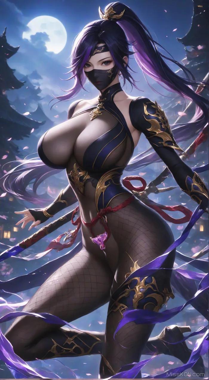 AI Generated] Nữ ninja【墨迹】 (57 ảnh)