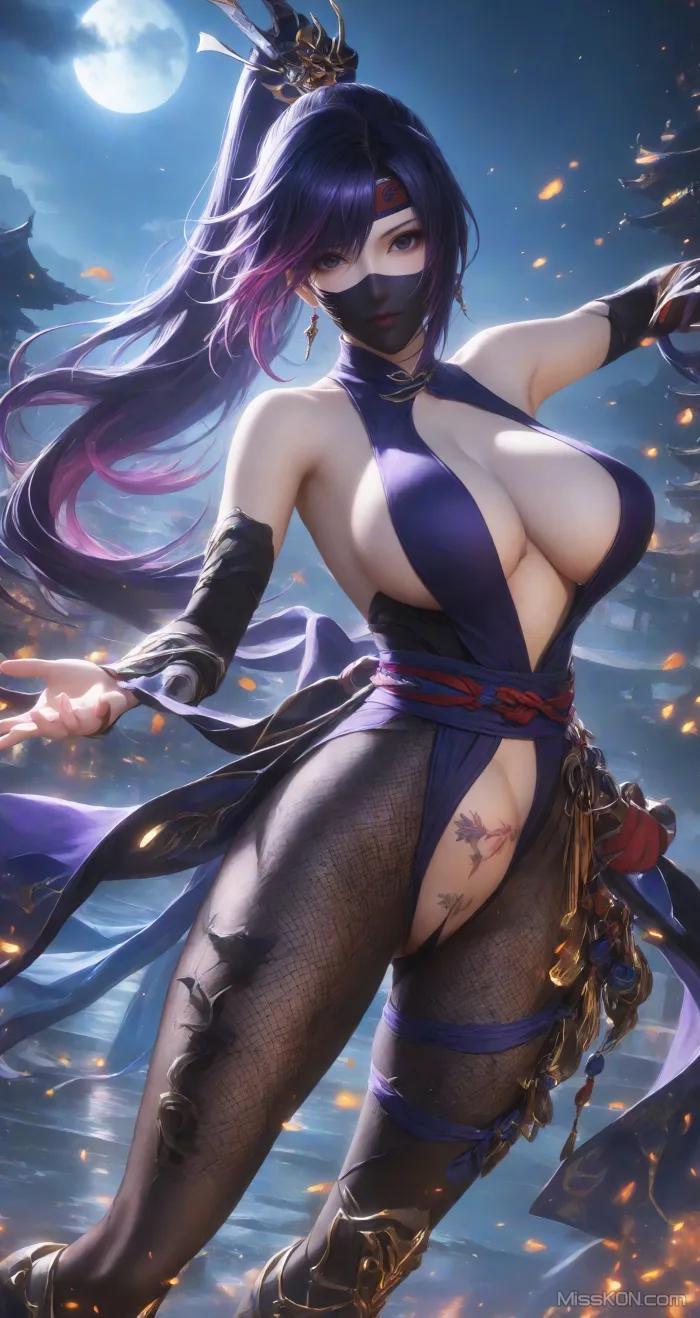 AI Generated] Nữ ninja【墨迹】 (57 ảnh)