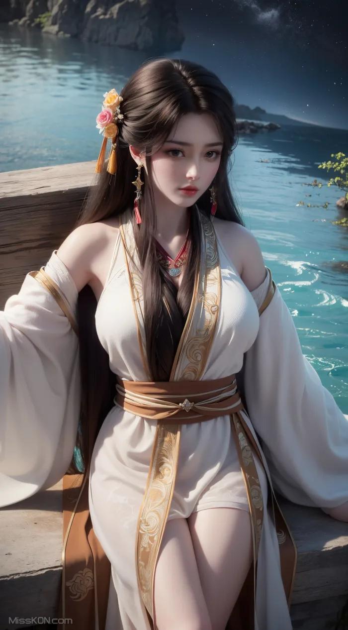 AI Generated] 完美世界-火桑女1【墨迹】 (141 รูปภาพ)