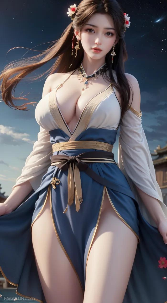 AI Generated] Perfect World - Fire Mulberry Woman 1【Moji】 (141 photos)