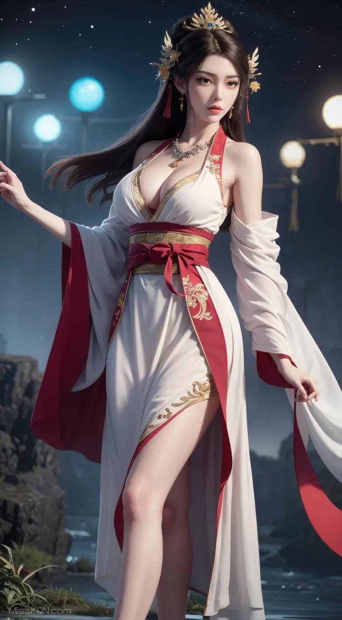 AI Generated] Perfect World - Fire Mulberry Woman 1【Moji】 (141 photos)