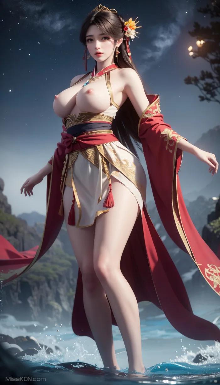 [AI Generated] 完美世界-火桑女1【墨迹】 (141 photos)