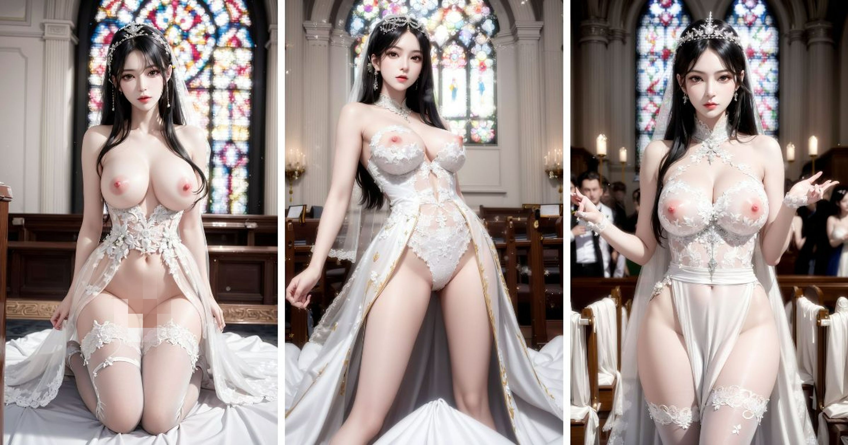 AI 生成] 美麗 – 欲望新娘附加 (56 張照片)