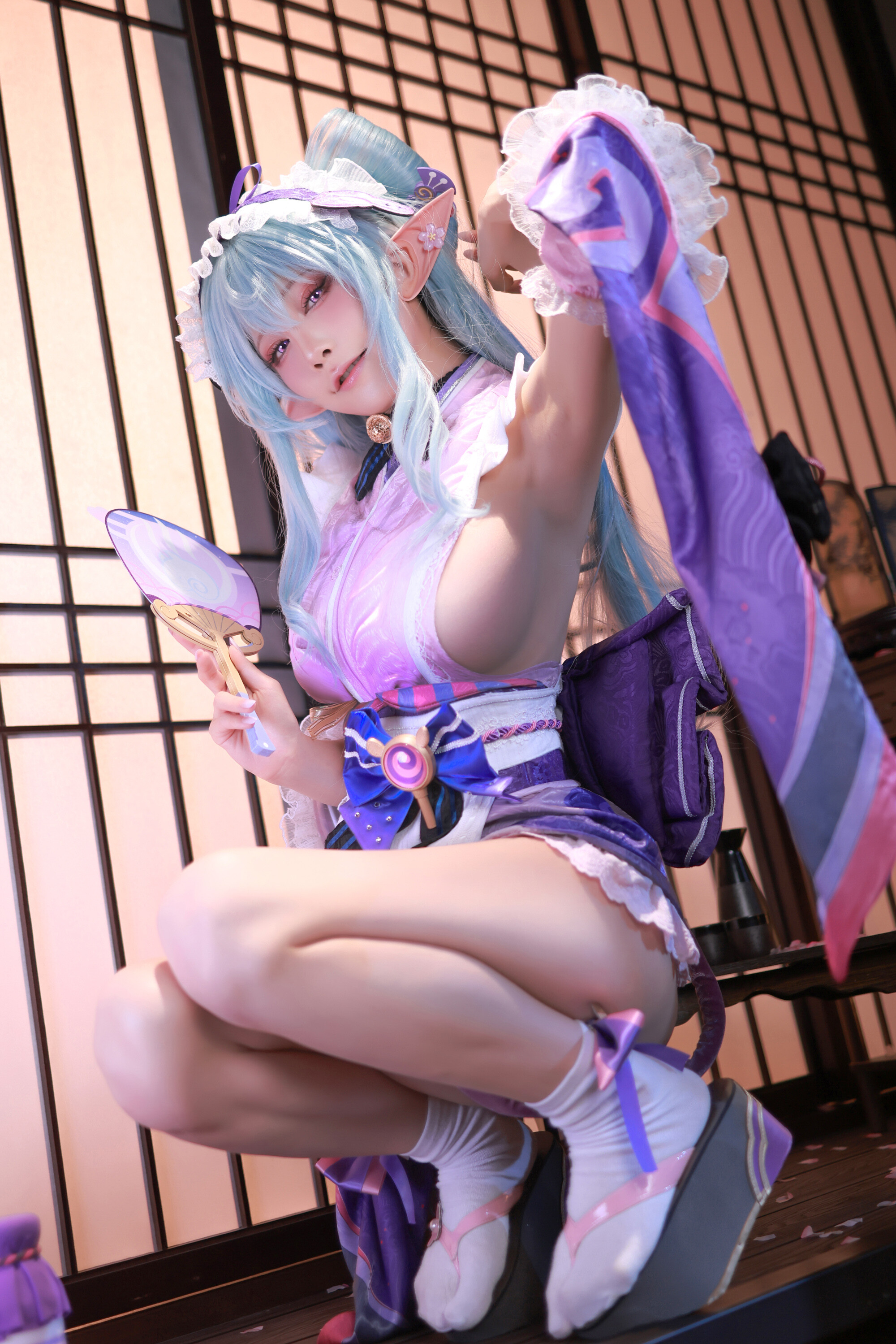 水淼Aqua《梦见月瑞希》Cosplay写真套图