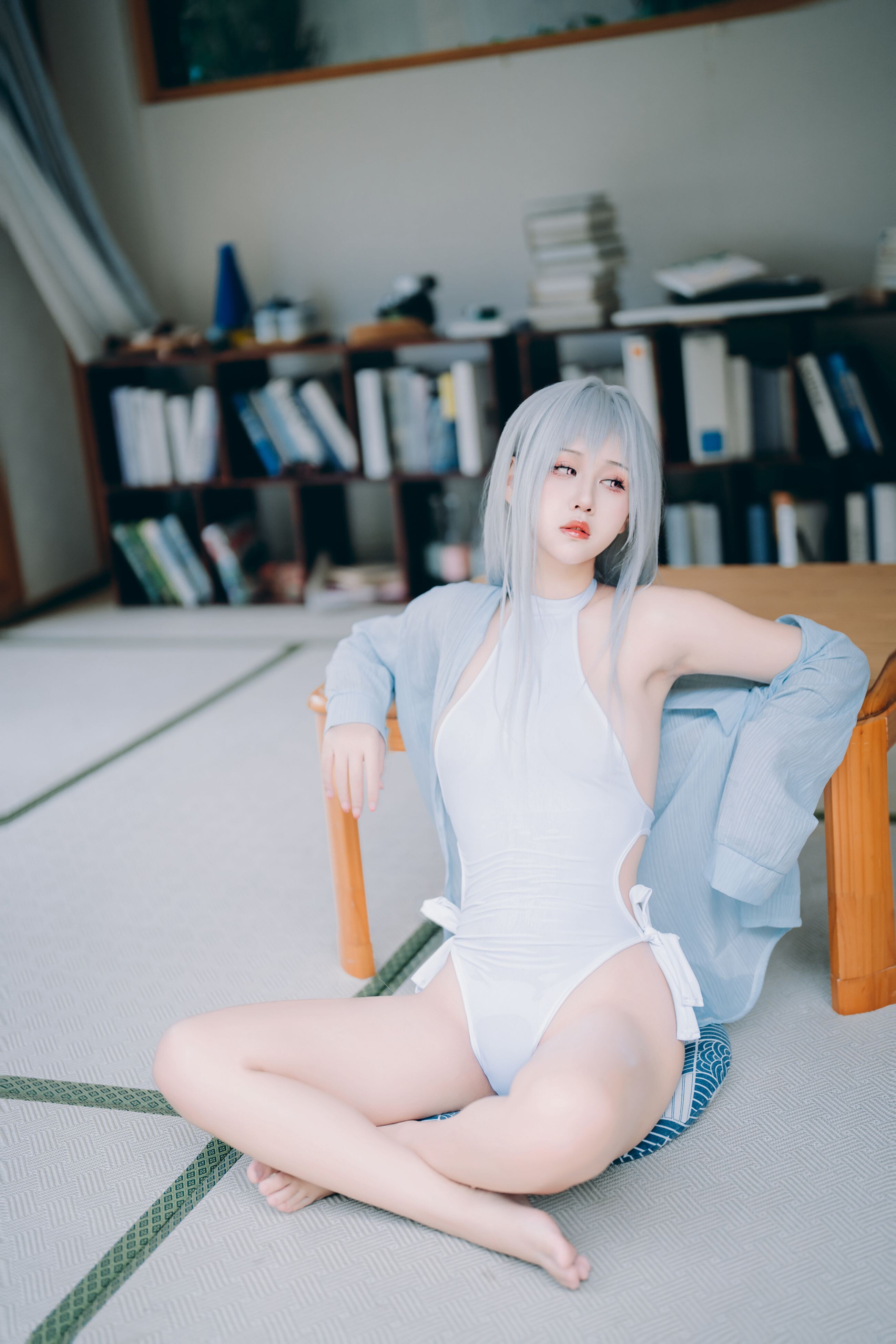 Sprout - White Swimsuit