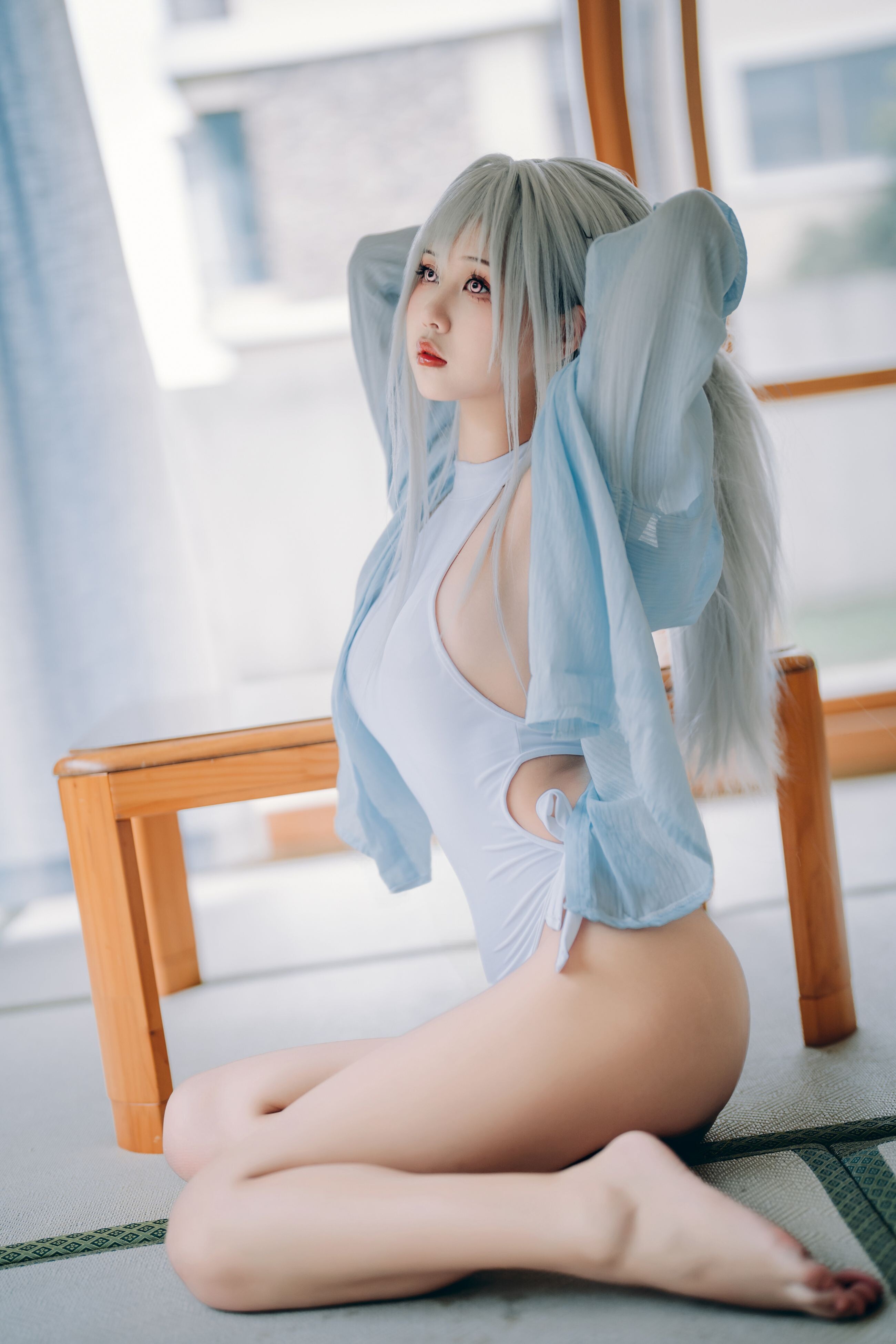 Sprout - White Swimsuit