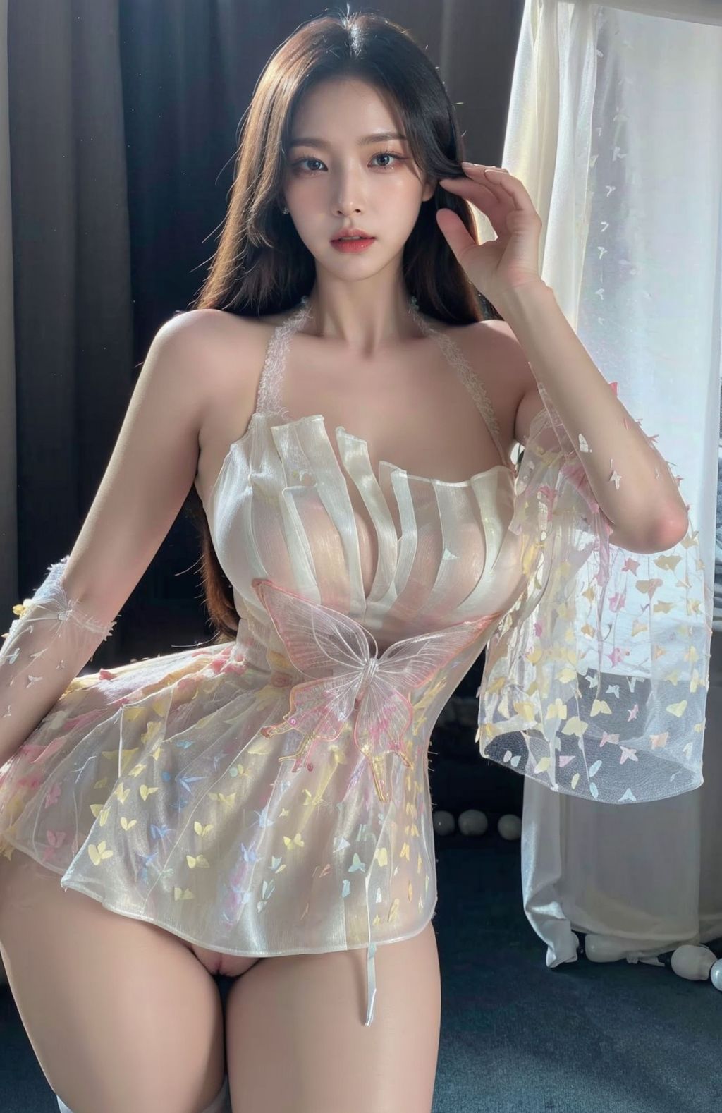 AI 제작 擬實画風 - 언니의 검령 COS (163장 사진)