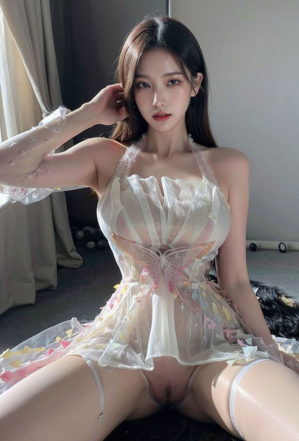 AI 제작 擬實画風 - 언니의 검령 COS (163장 사진)