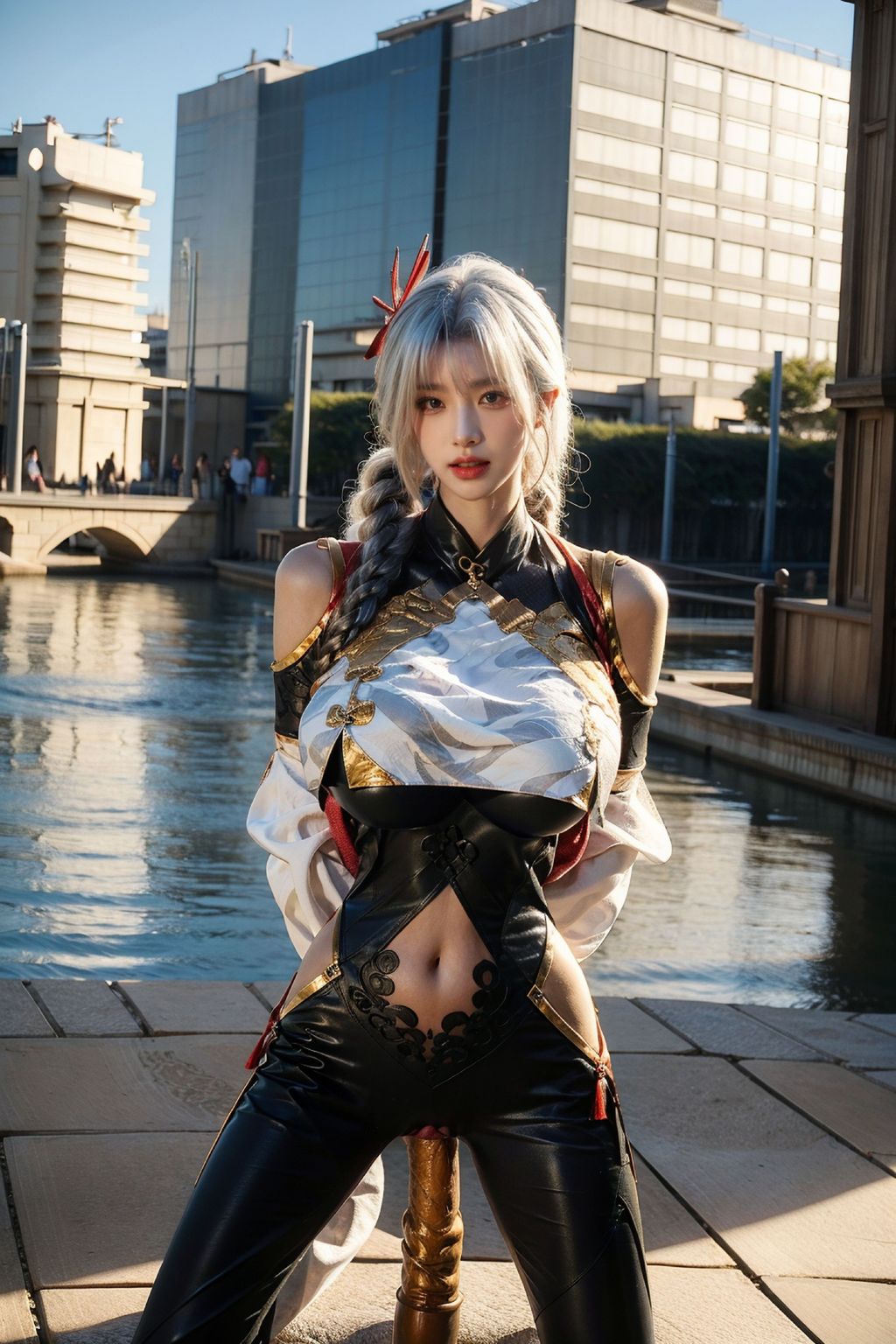 AI-Generated Realistic Style - Sister's Sword Spirit COS (163 photos)