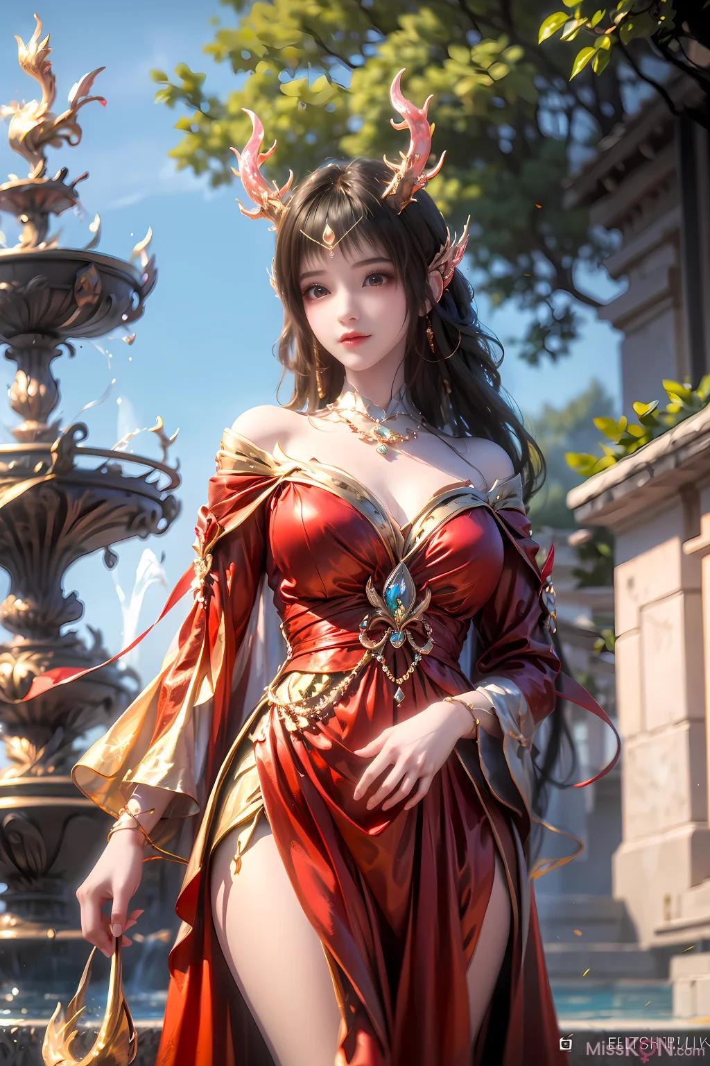 AI 生成 百煉成神–雲落 (80 張照片)
