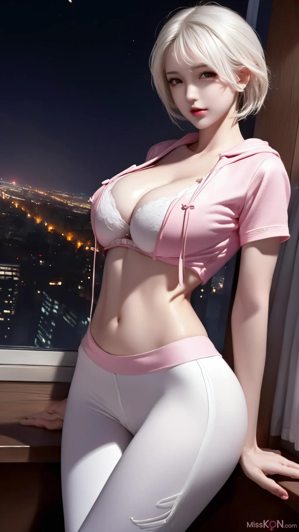 人工智慧生成的瑜伽少女 (45 張照片)