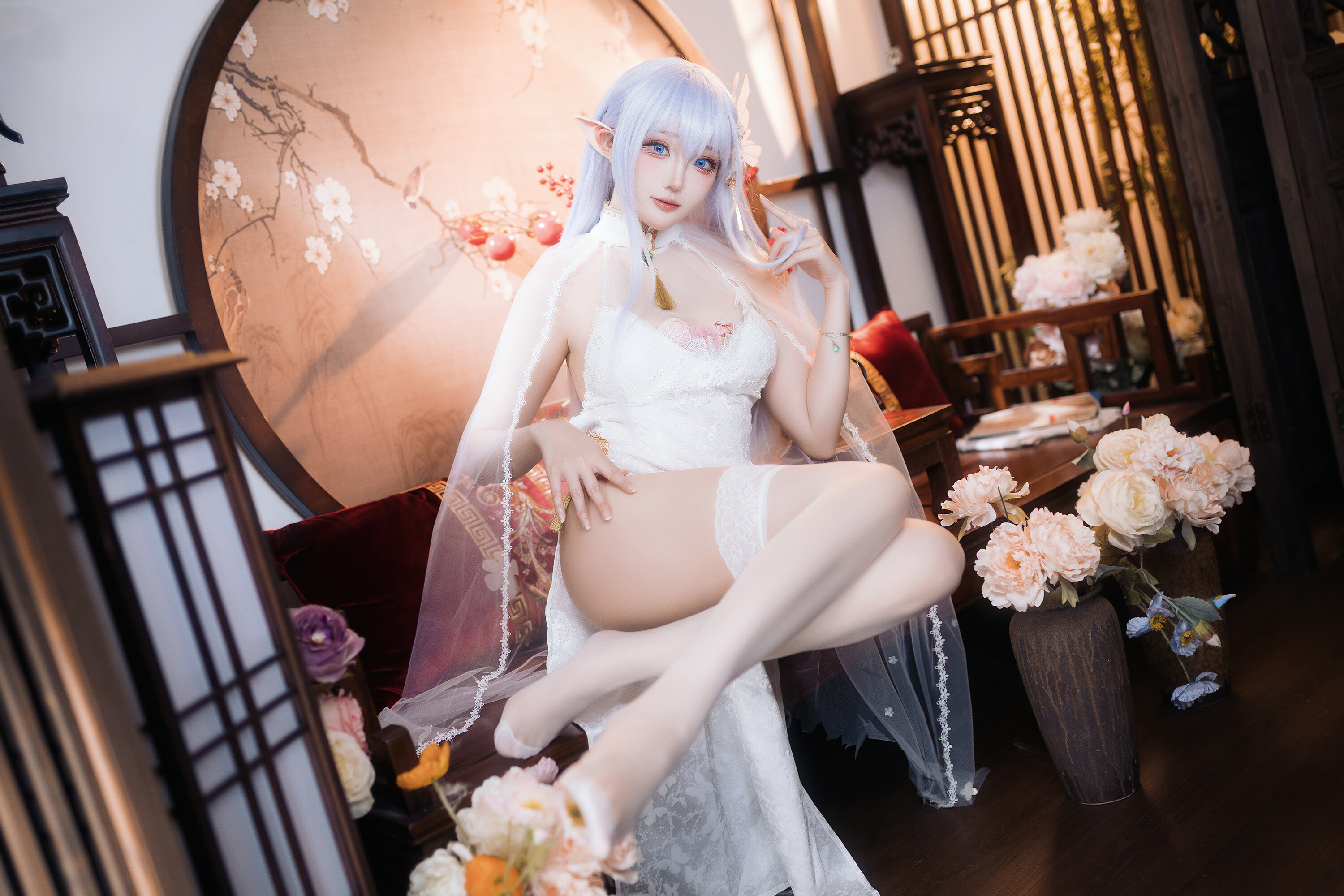 Mù tầu - Áo dài Albion