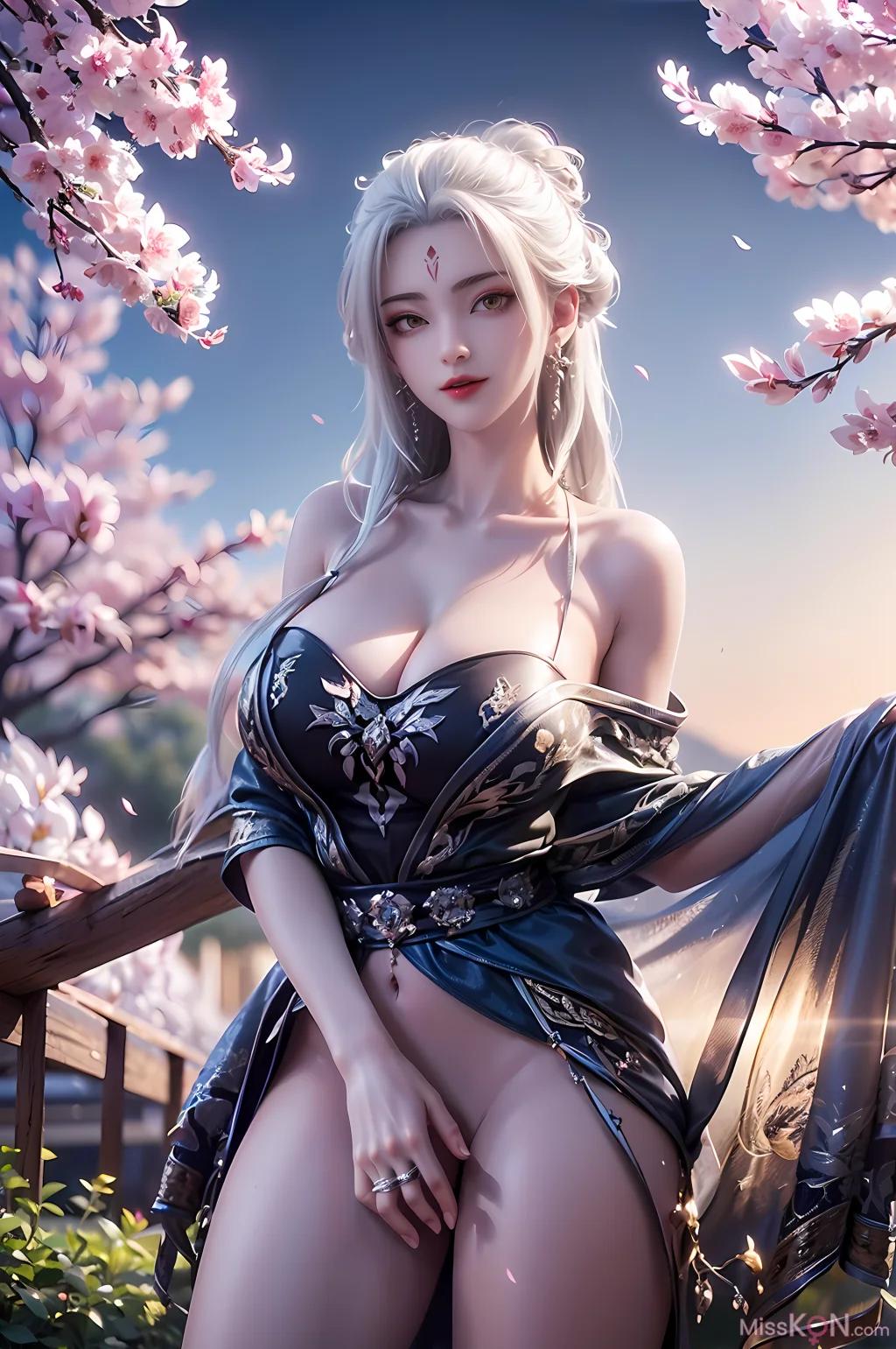 AI生成的小白 (48 張照片)