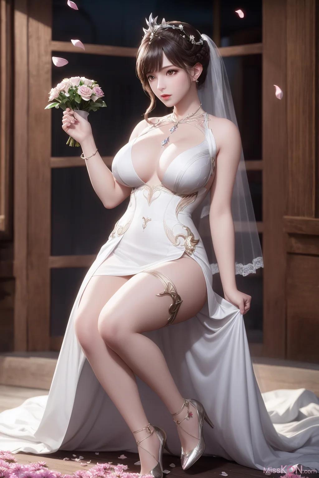 Trí tuệ nhân tạo] 小舞花嫁 (49 ảnh)