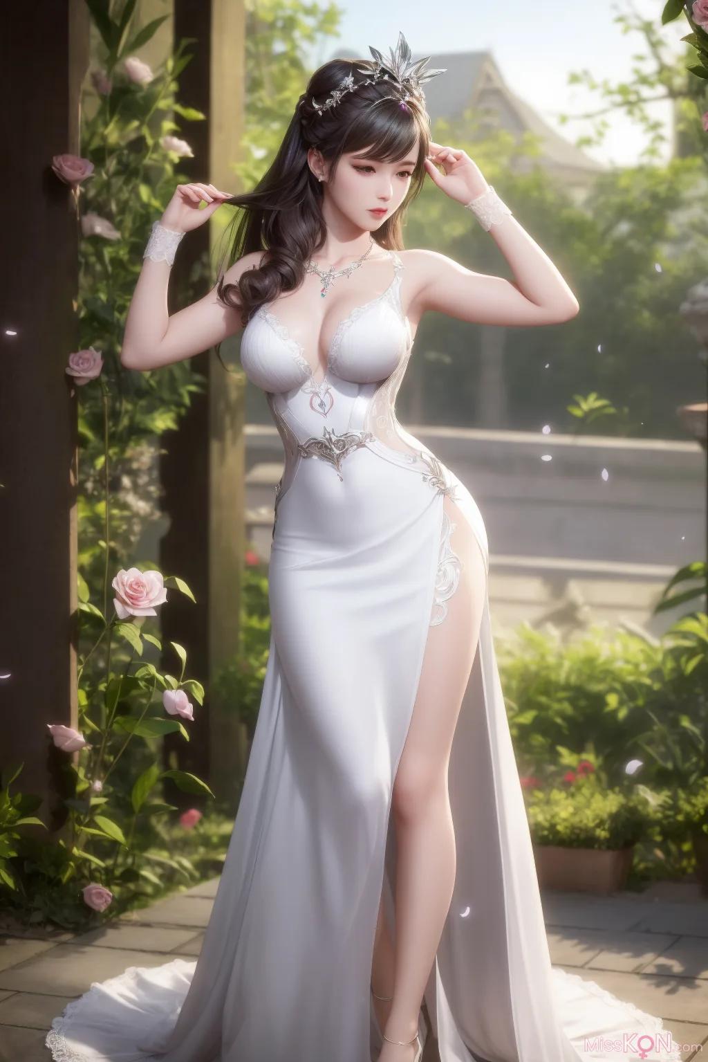 Trí tuệ nhân tạo] 小舞花嫁 (49 ảnh)