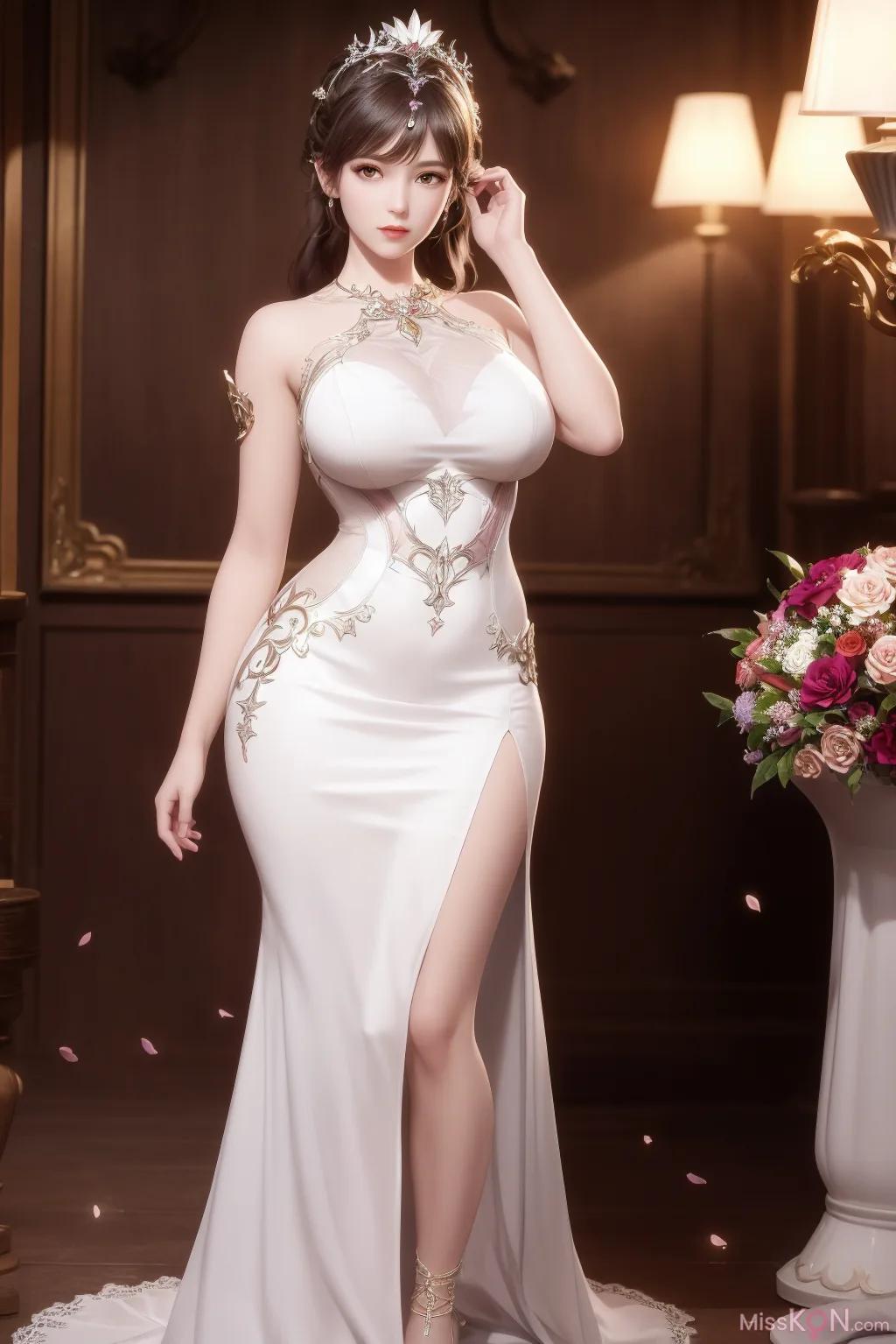 Trí tuệ nhân tạo] 小舞花嫁 (49 ảnh)