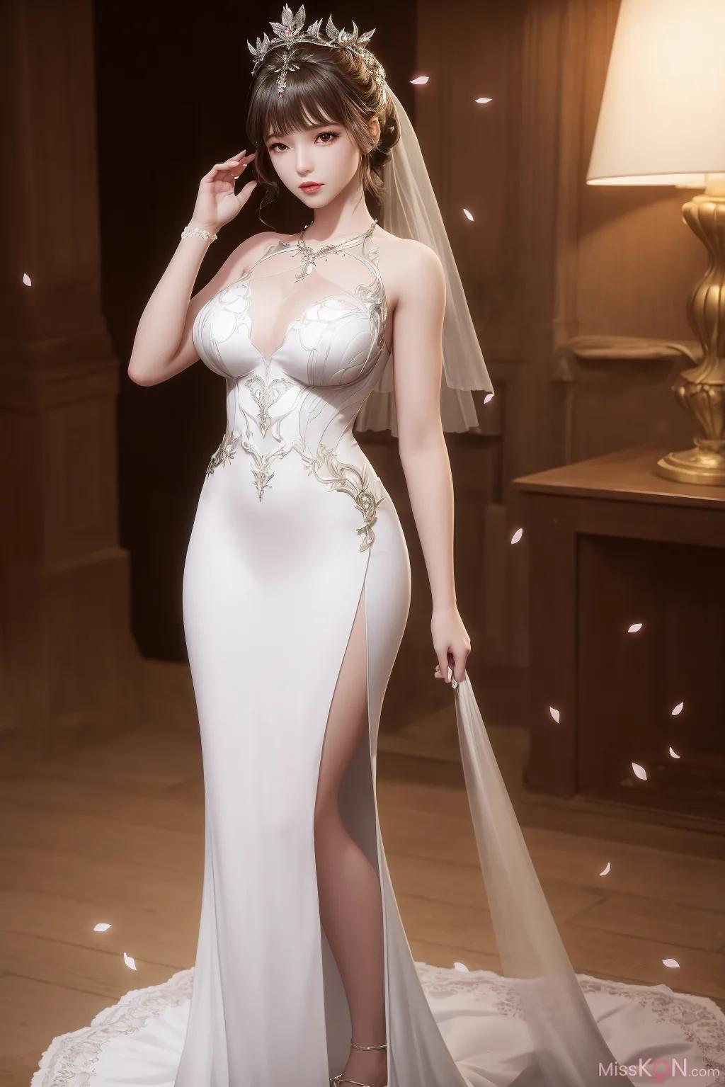 Trí tuệ nhân tạo] 小舞花嫁 (49 ảnh)