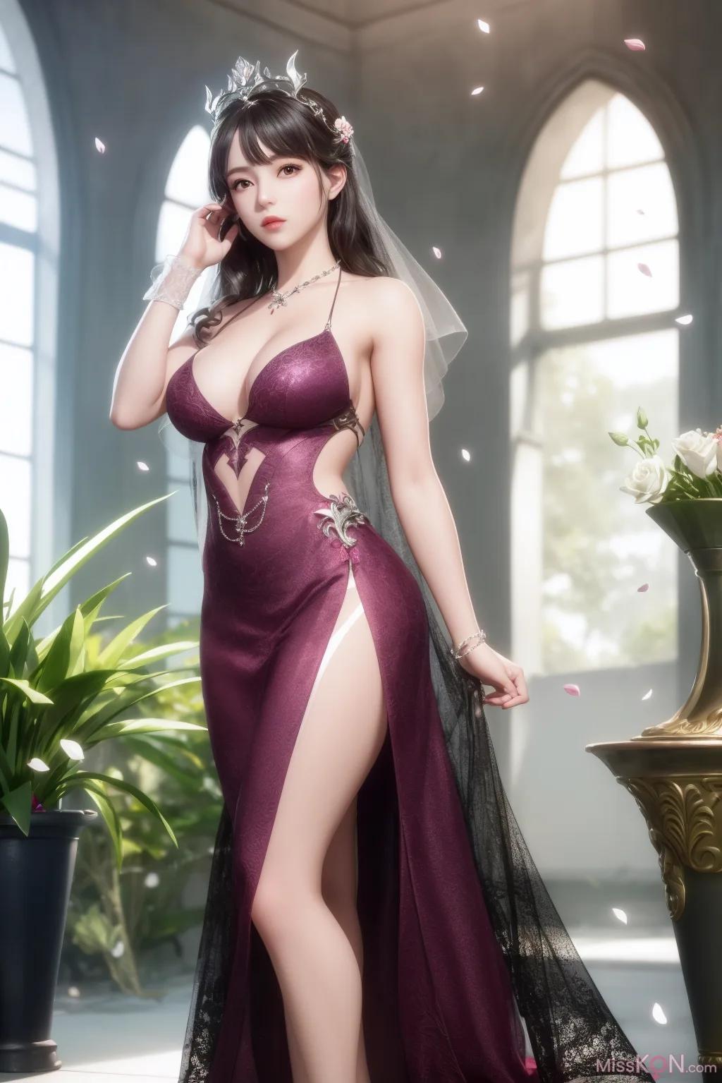 Trí tuệ nhân tạo] 小舞花嫁 (49 ảnh)