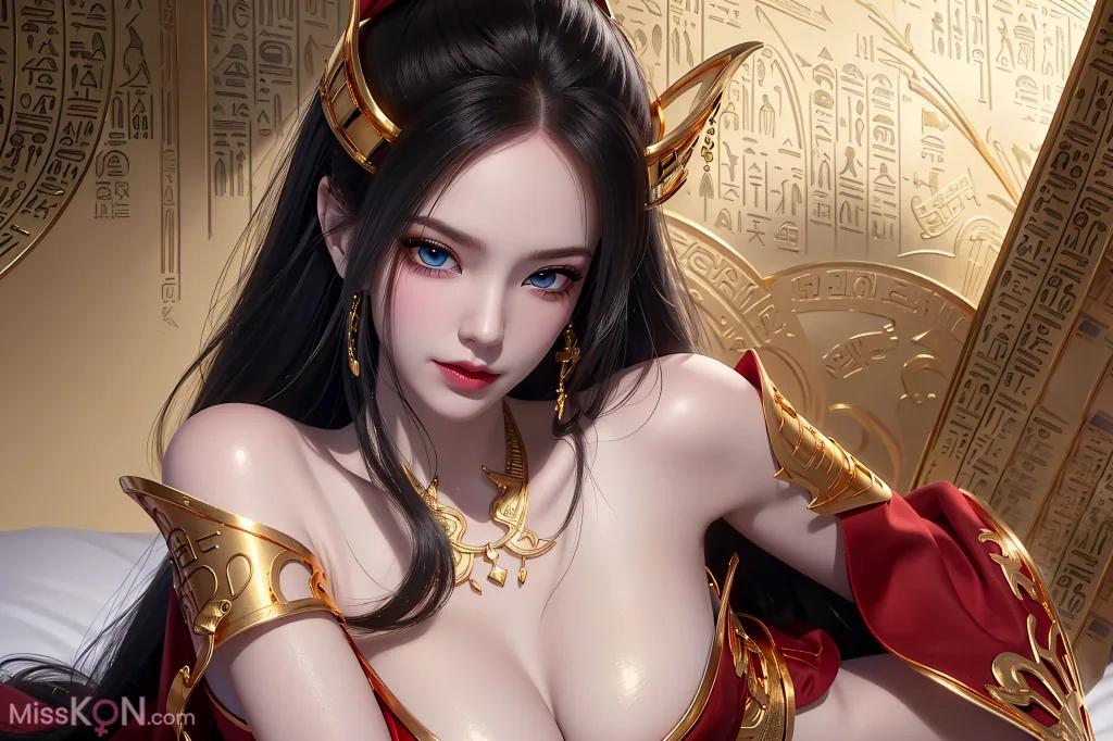 AI tạo 焰灵姬 phiên bản vàng (159 ảnh)
