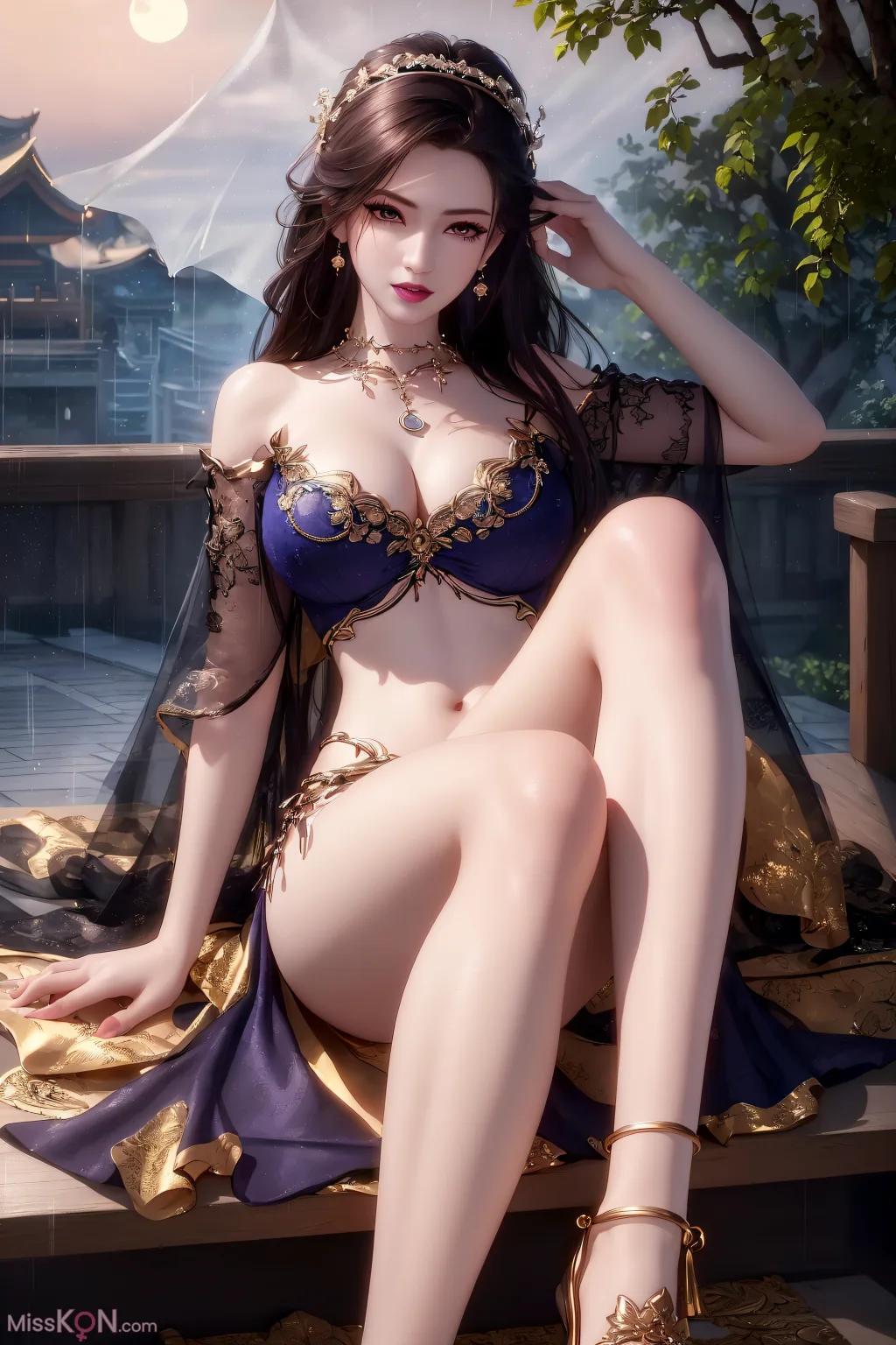 [AI Generated] Monster Tide Woman (58 photos)