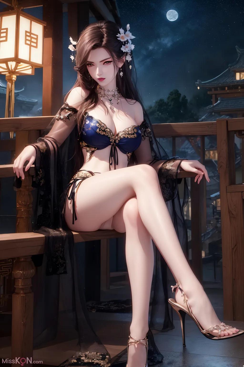 [AI Generated] Monster Tide Woman (58 photos)