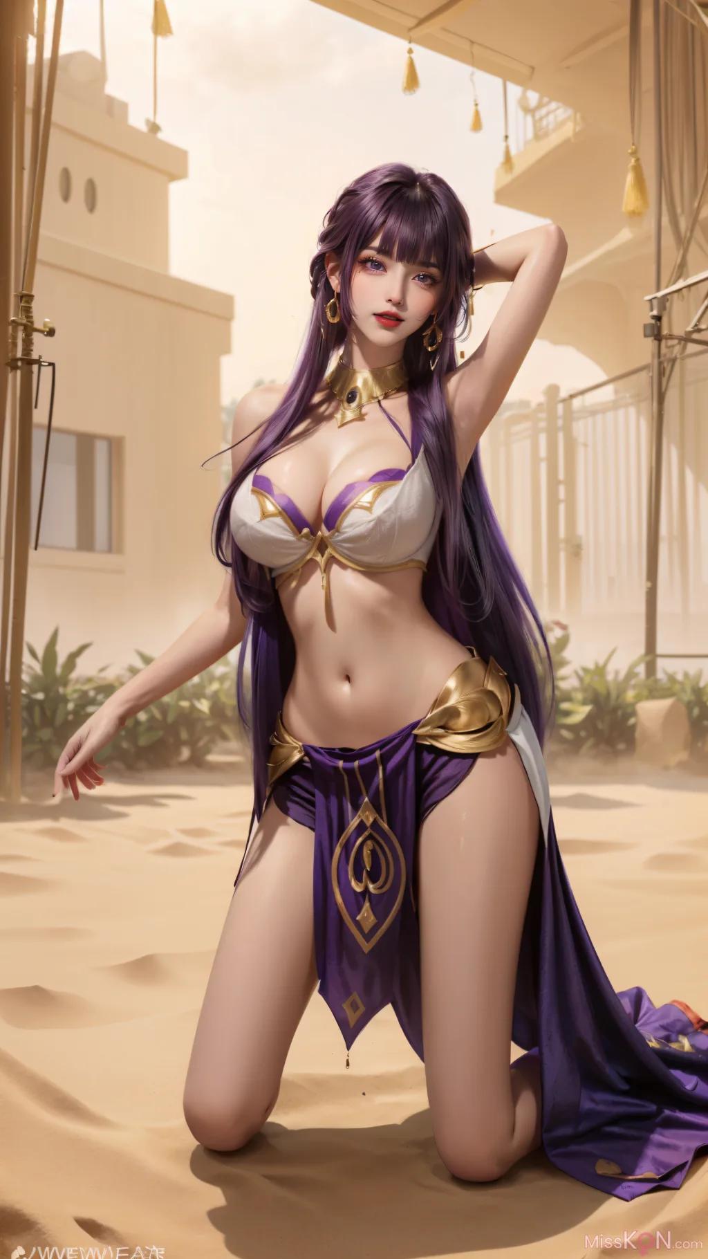 [AI Generated] 原神-沙漠女王 (106 photos)