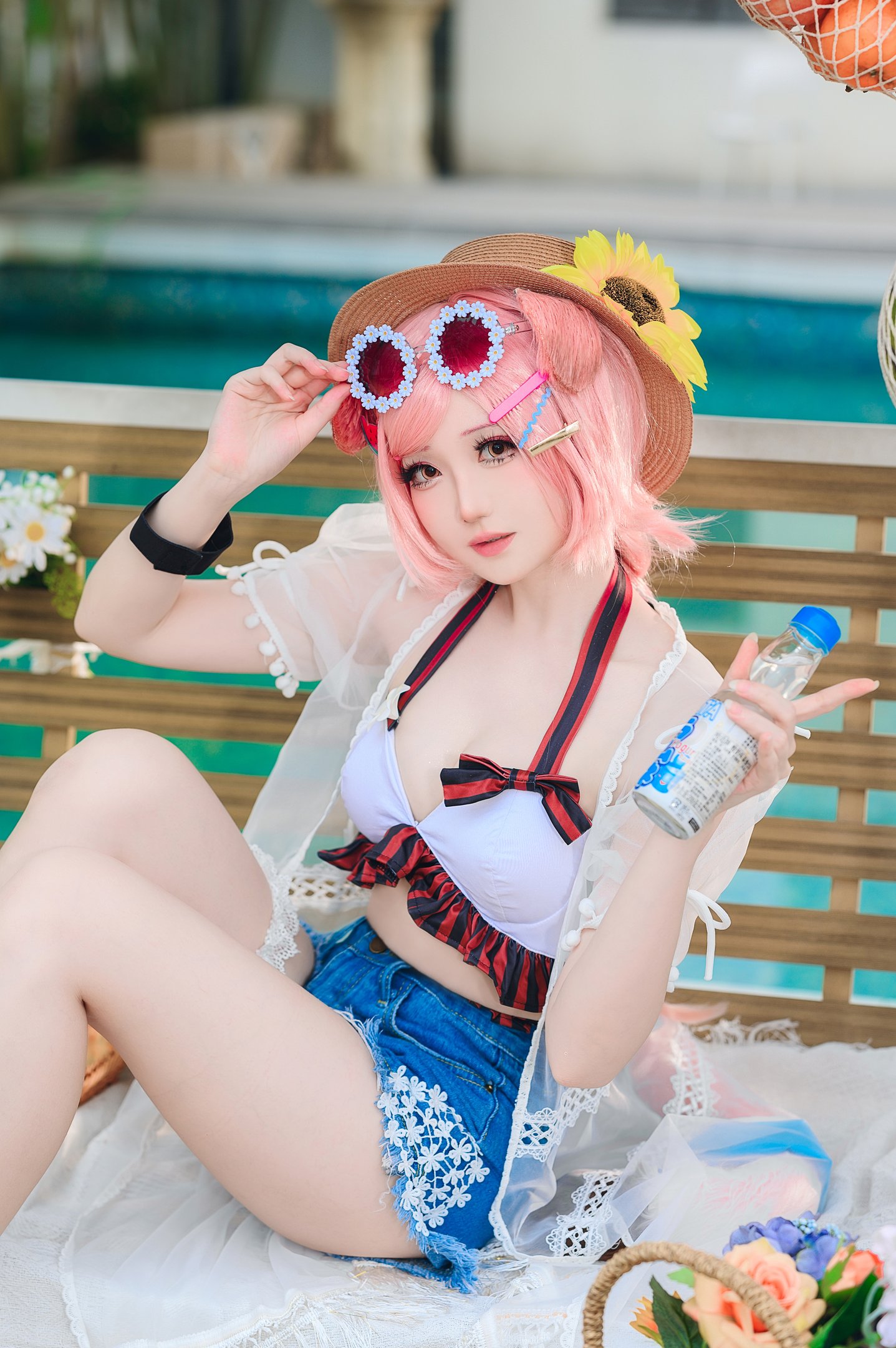 焖焖碳 - 明日方舟 澄闪泳装