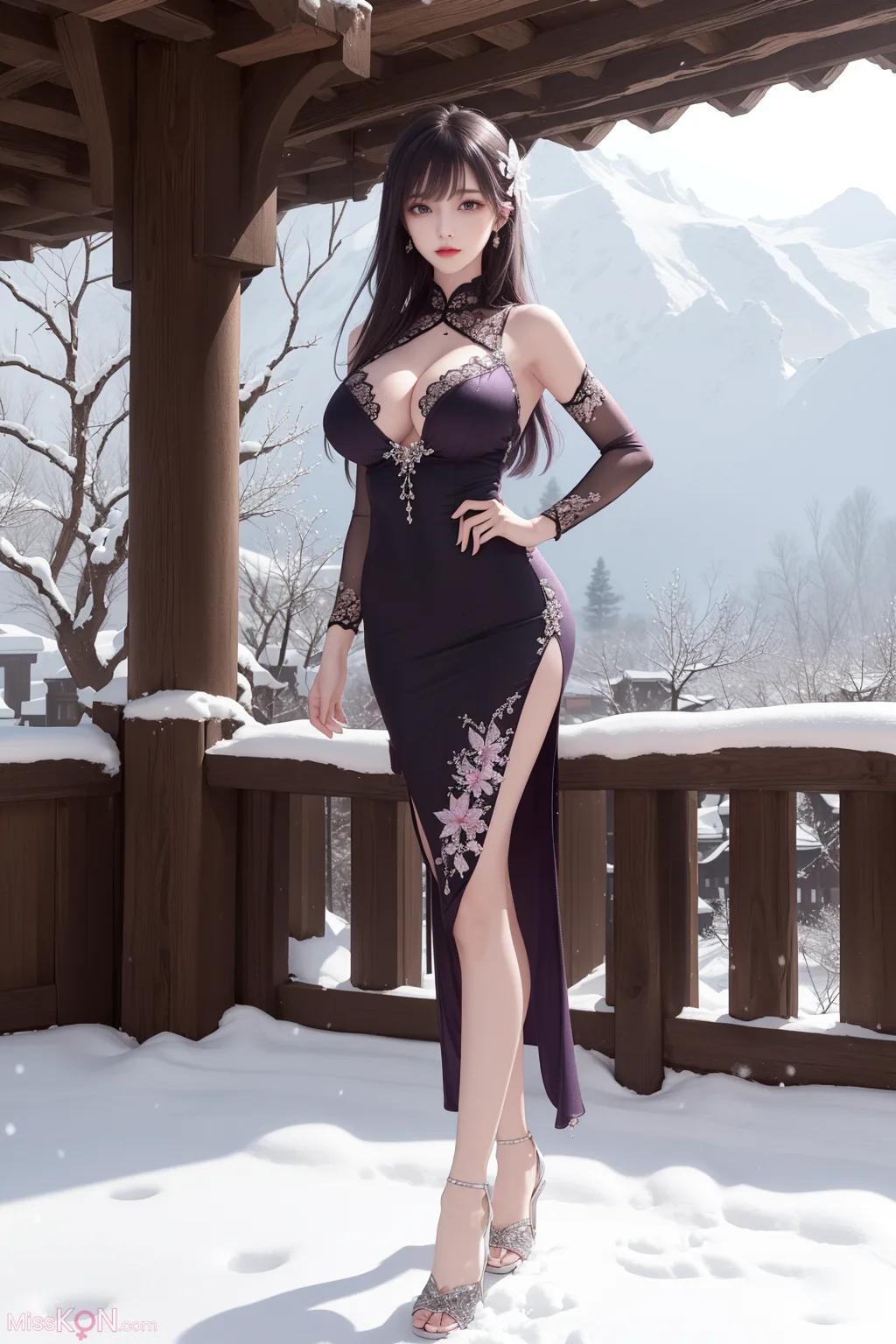 AI 產生 紫衣妹妹 (49 張照片)