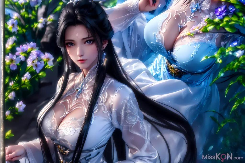 AI สร้าง 诛仙-陆雪琪 (รูปภาพ 121 ภาพ)