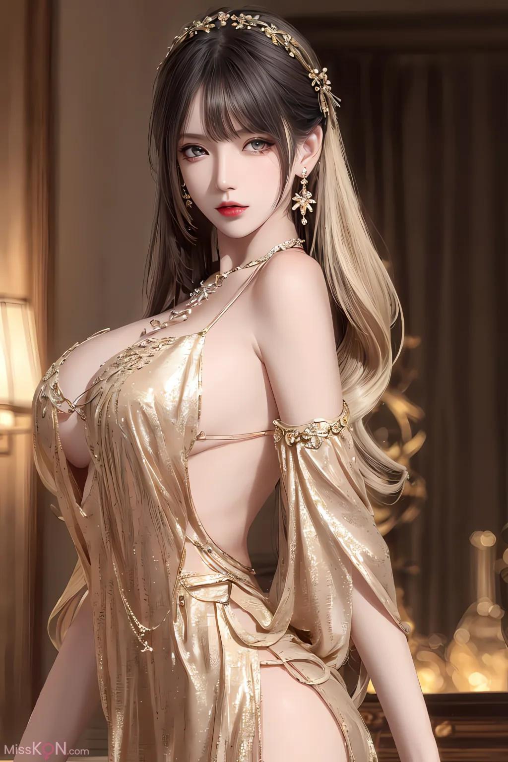 AI สร้างภาพ หญิงสาวสไตล์จีนโบราณ รุ่นที่ 11 (98 ภาพ)