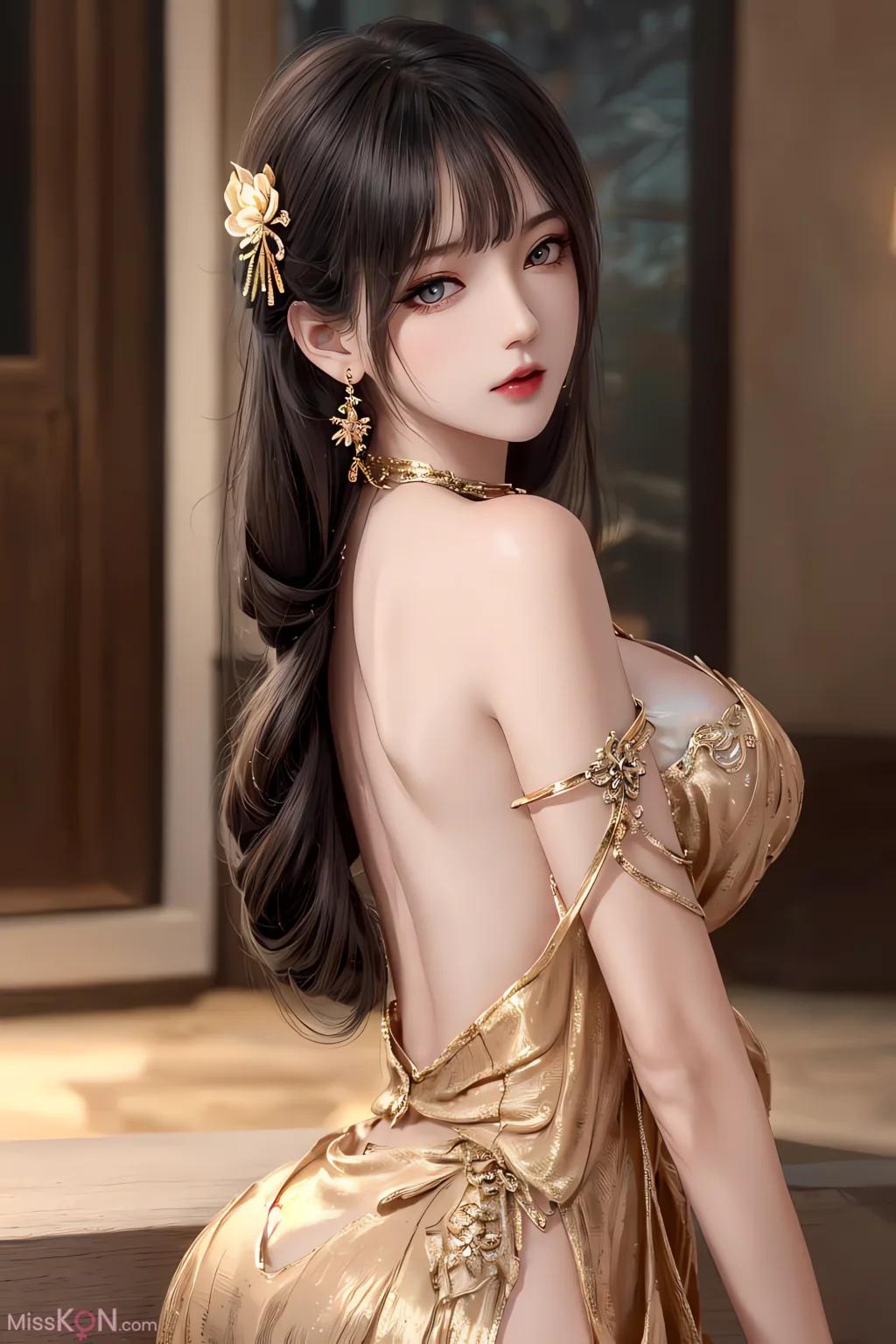 AI สร้างภาพ หญิงสาวสไตล์จีนโบราณ รุ่นที่ 11 (98 ภาพ)