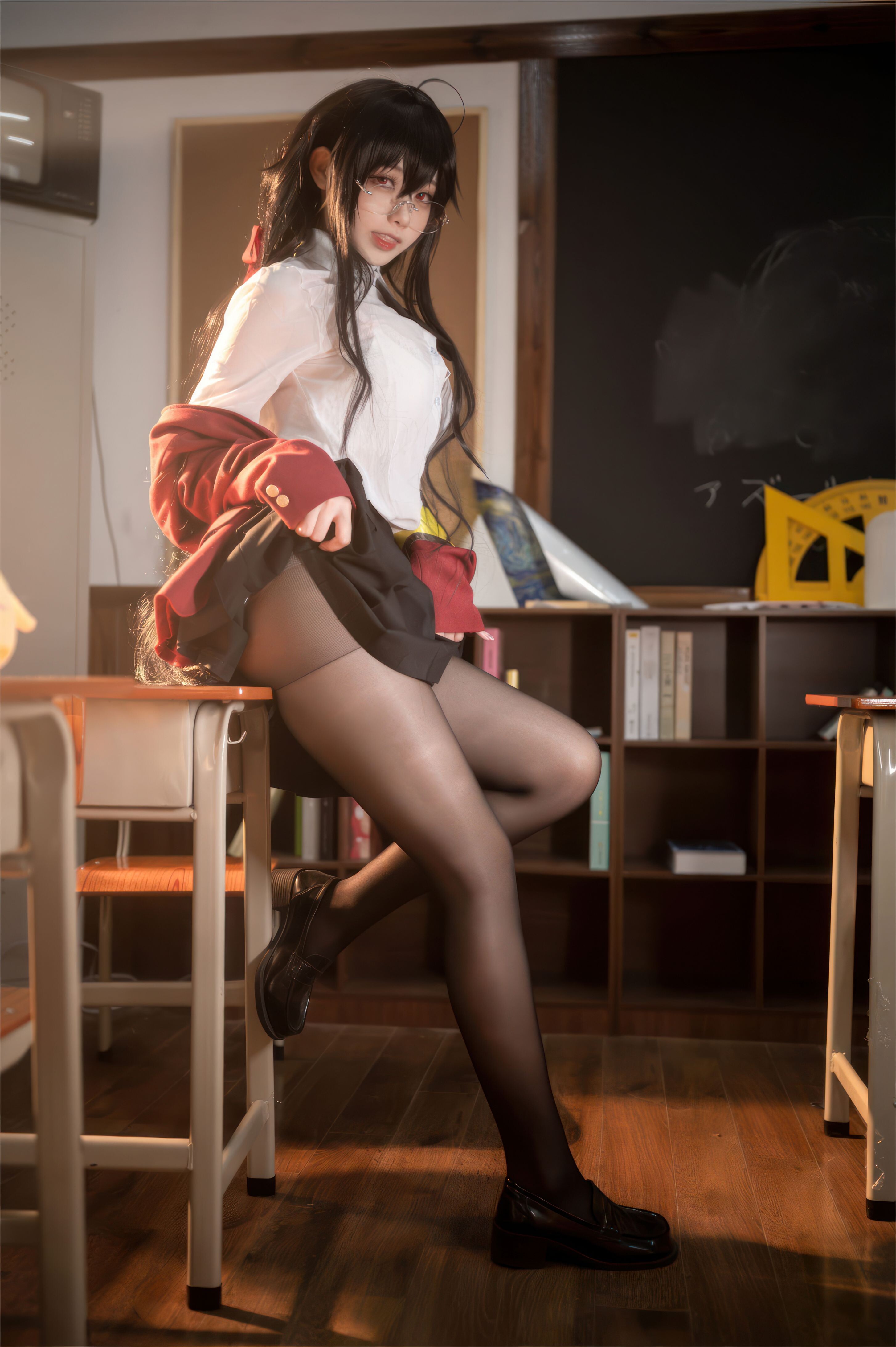 安食Ajiki - 碧蓝航线 大凤JK制服แอนชิกะ -  碧蓝航线  大凤JK制服