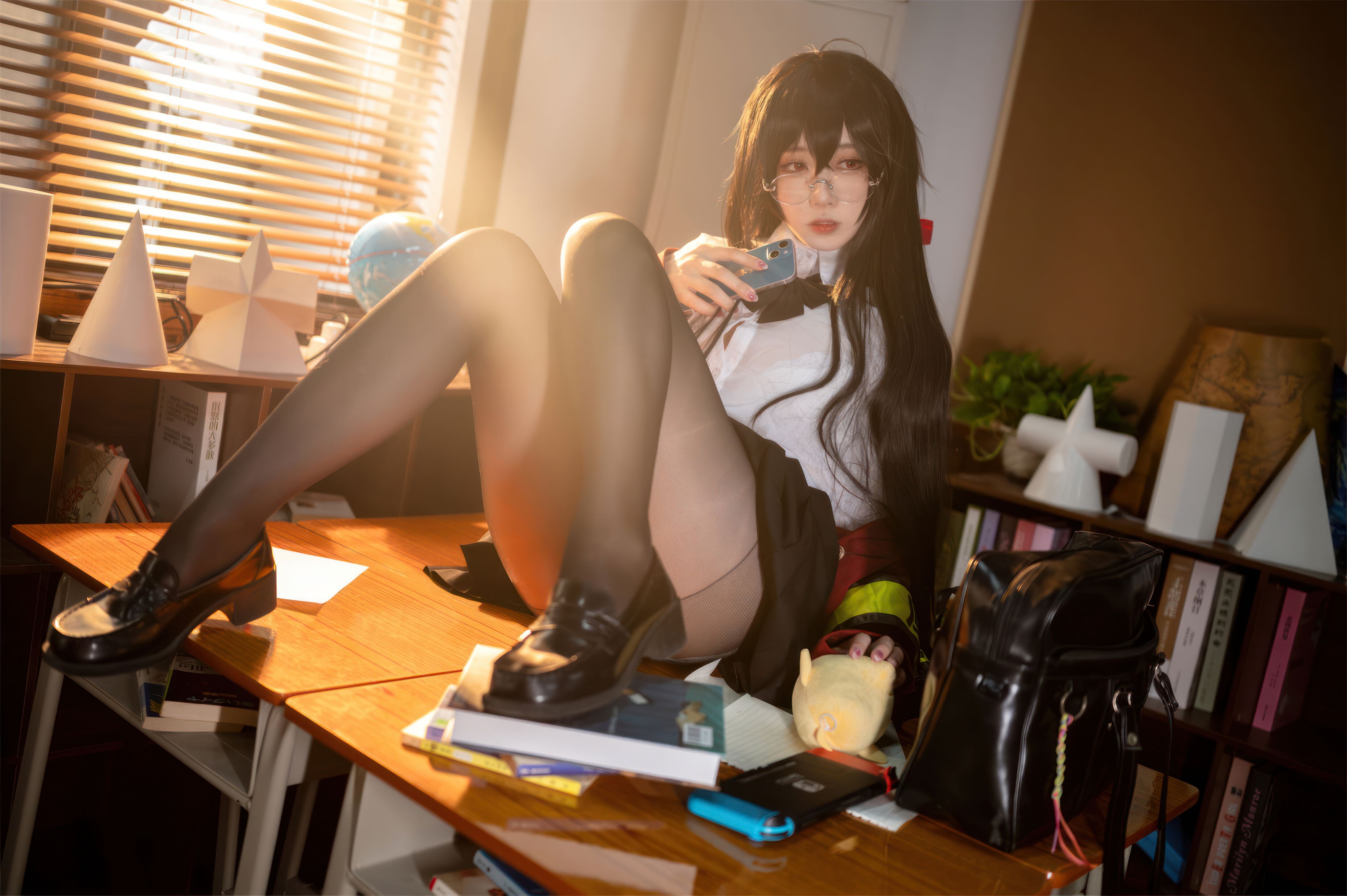 安食Ajiki - 碧蓝航线 大凤JK制服แอนชิกะ -  碧蓝航线  大凤JK制服