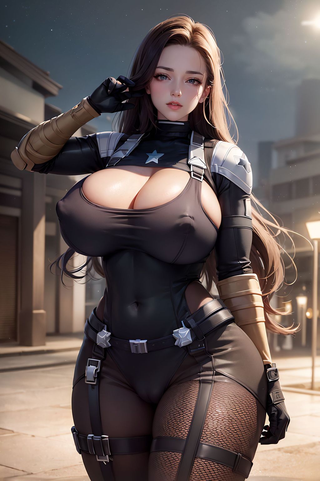 AI-Generated Super Heroine (2042 photos)