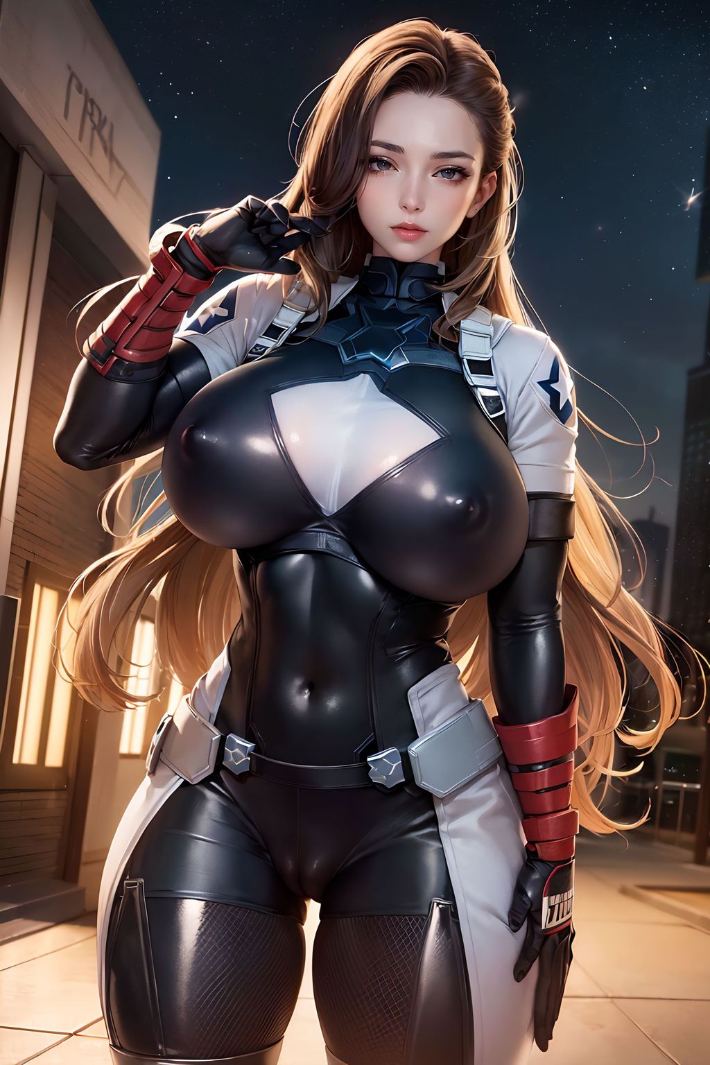 AI-Generated Super Heroine (2042 photos)