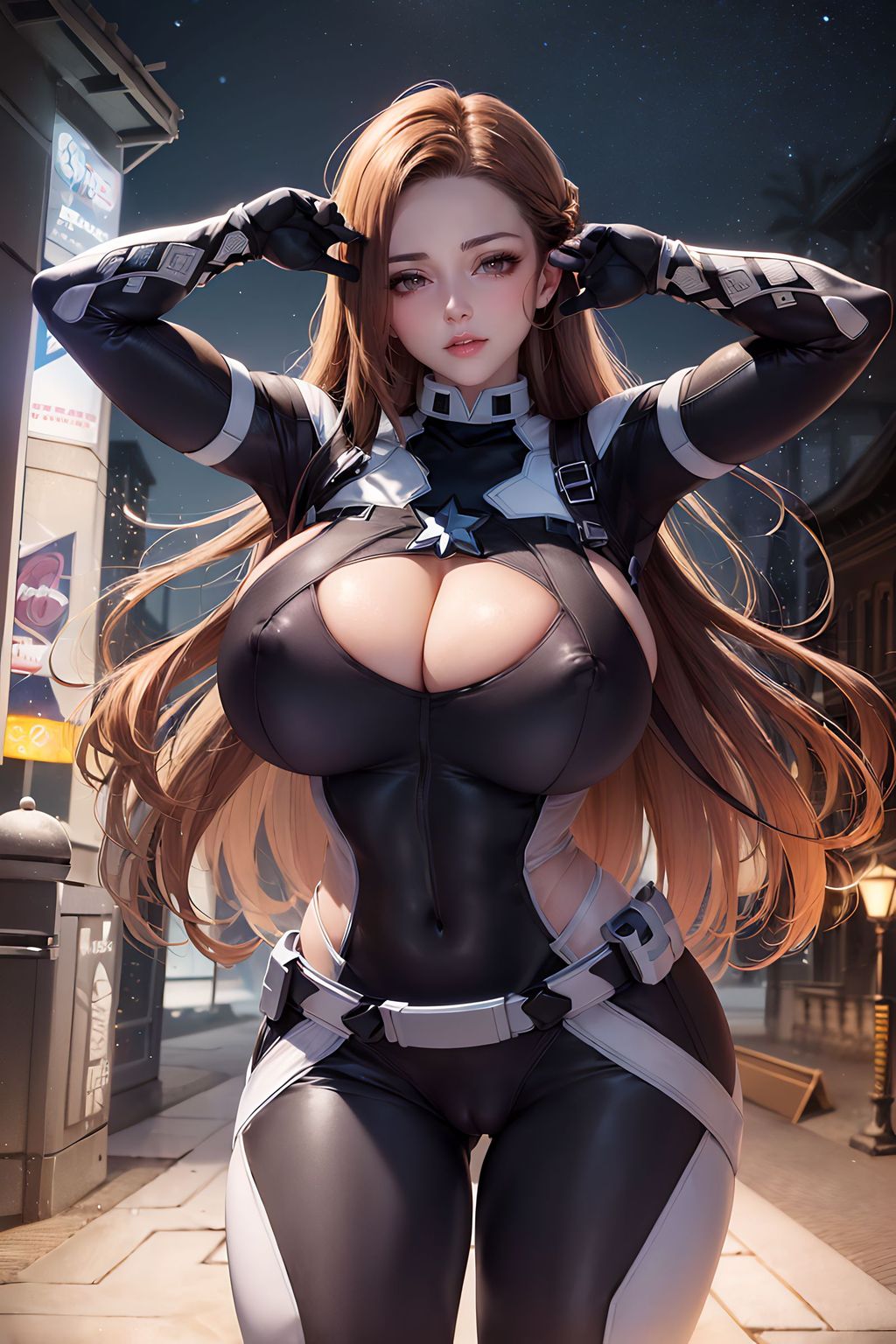 AI-Generated Super Heroine (2042 photos)
