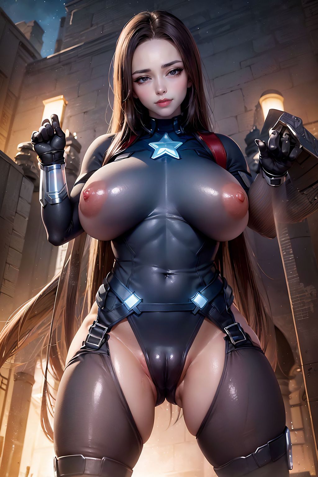 AI-Generated Super Heroine (2042 photos)