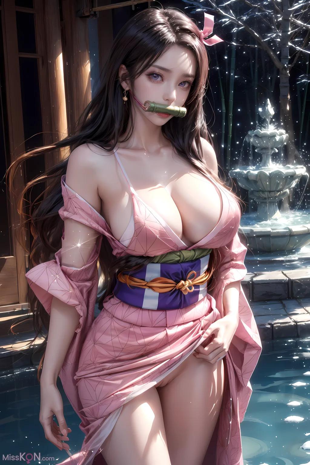 [AI Generated] kuzan: 鬼灭之刃-祢豆子 (44 photos)