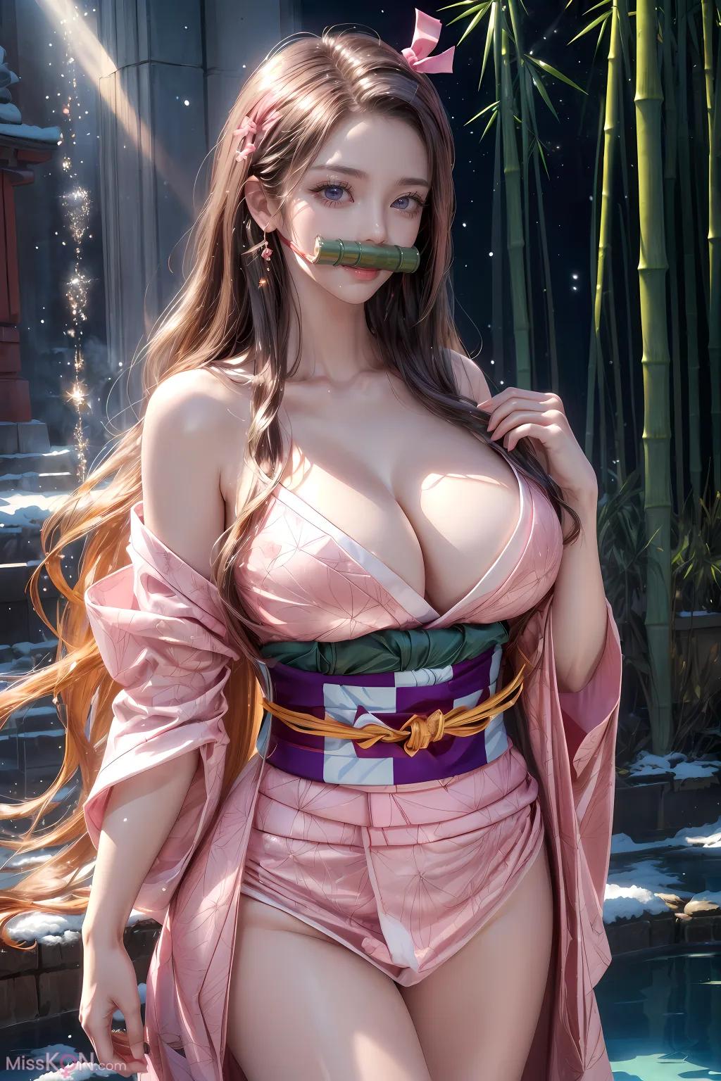 [AI Generated] kuzan: 鬼灭之刃-祢豆子 (44 photos)