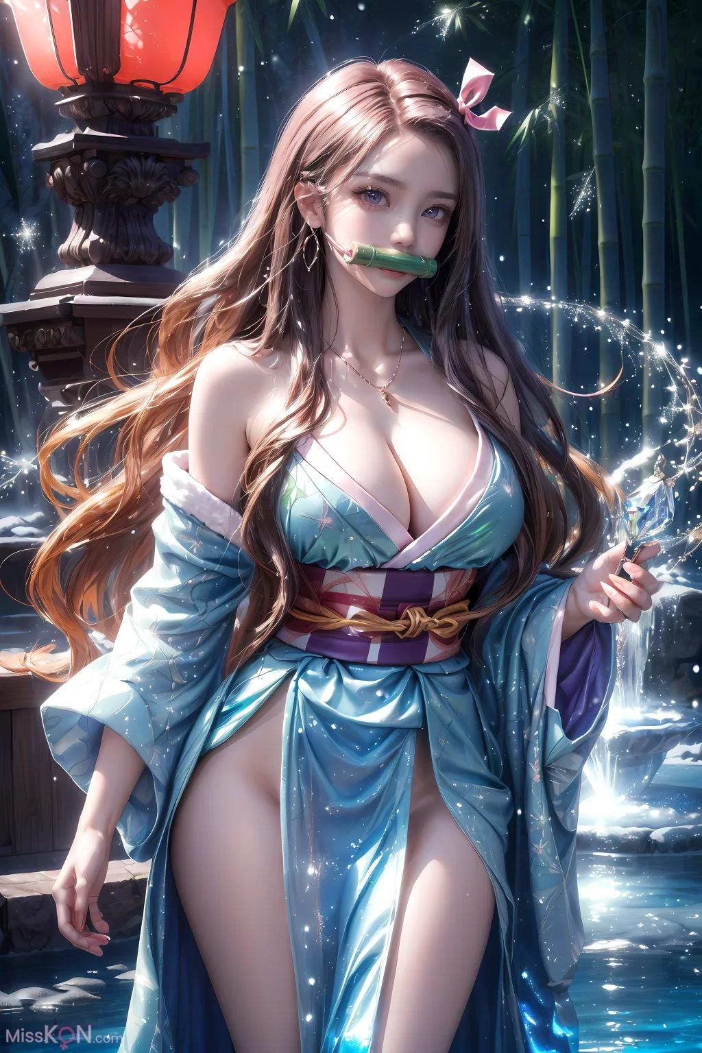 [AI Generated] kuzan: 鬼灭之刃-祢豆子 (44 photos)
