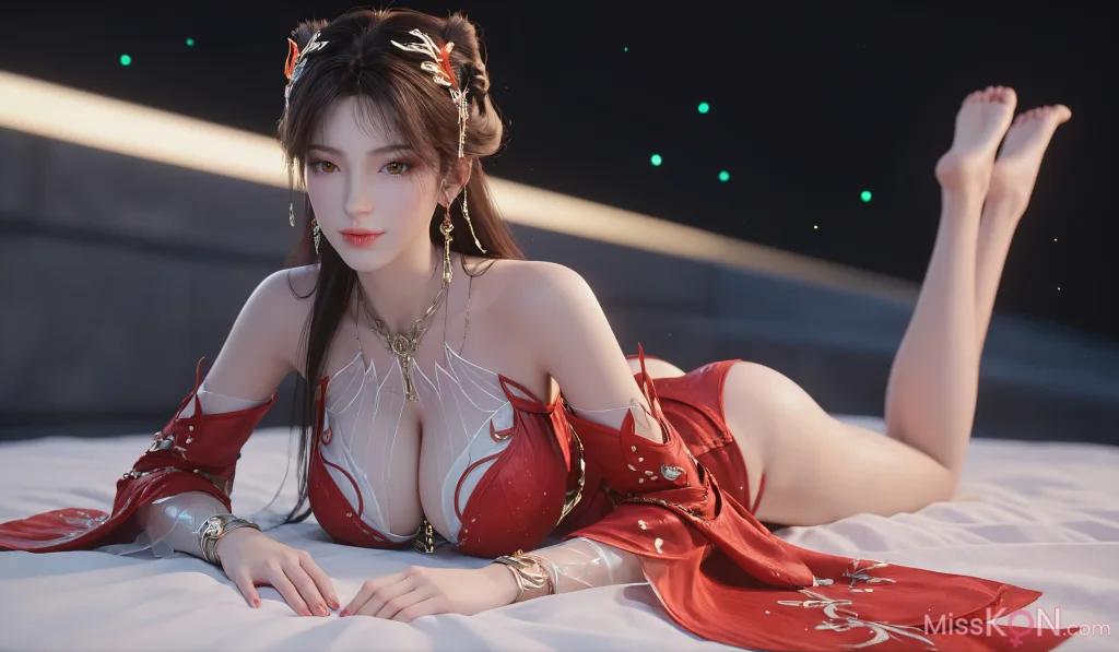 AI Generated Perfect World Huo Ling'er New Version (226 photos)