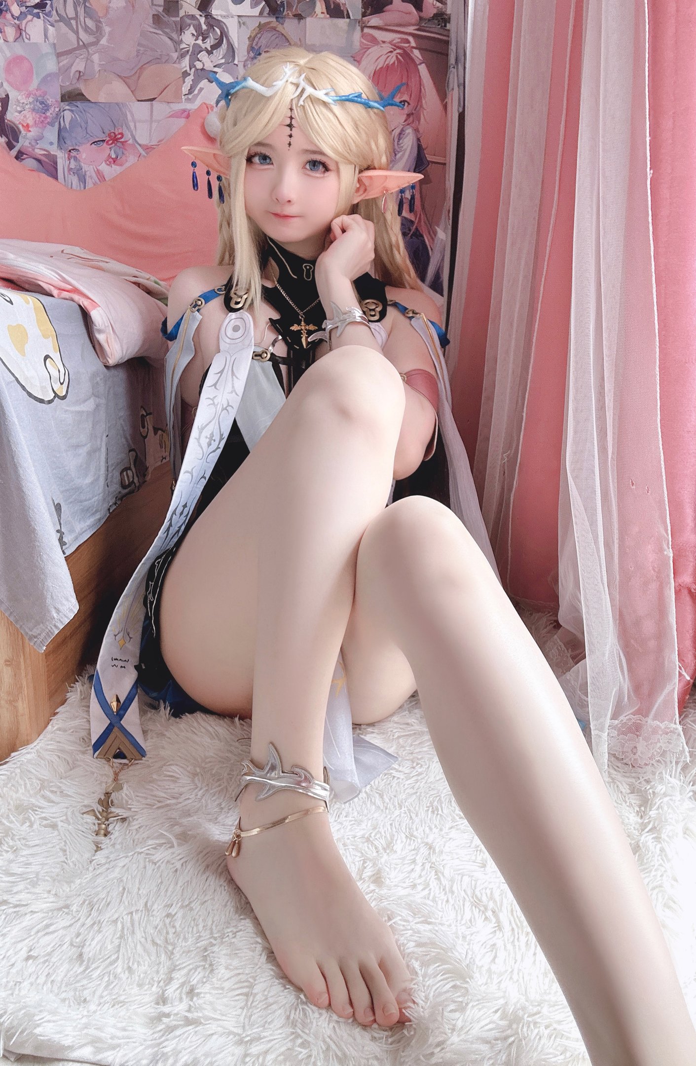 习呆呆卡提希娅写真 17P1V | 大尺度 Cosplay