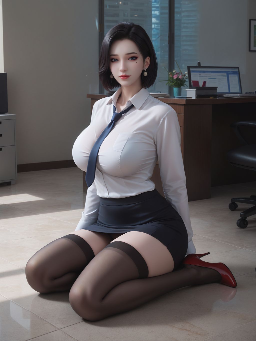 AI 생성 삼체 여성 변호사 (61 장)