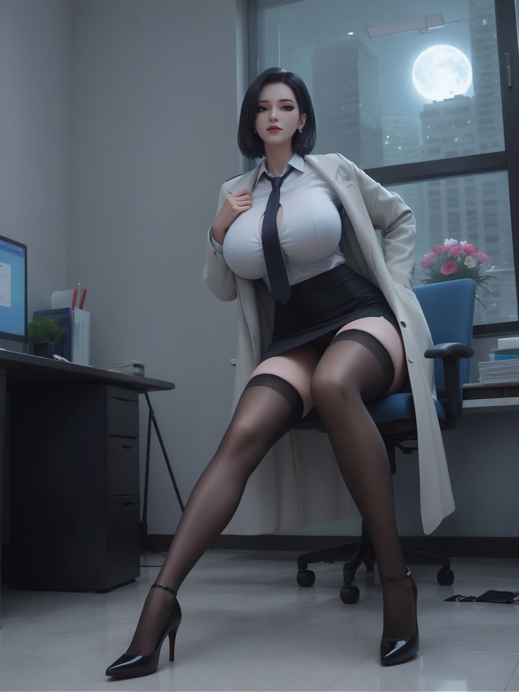 AI 생성 삼체 여성 변호사 (61 장)