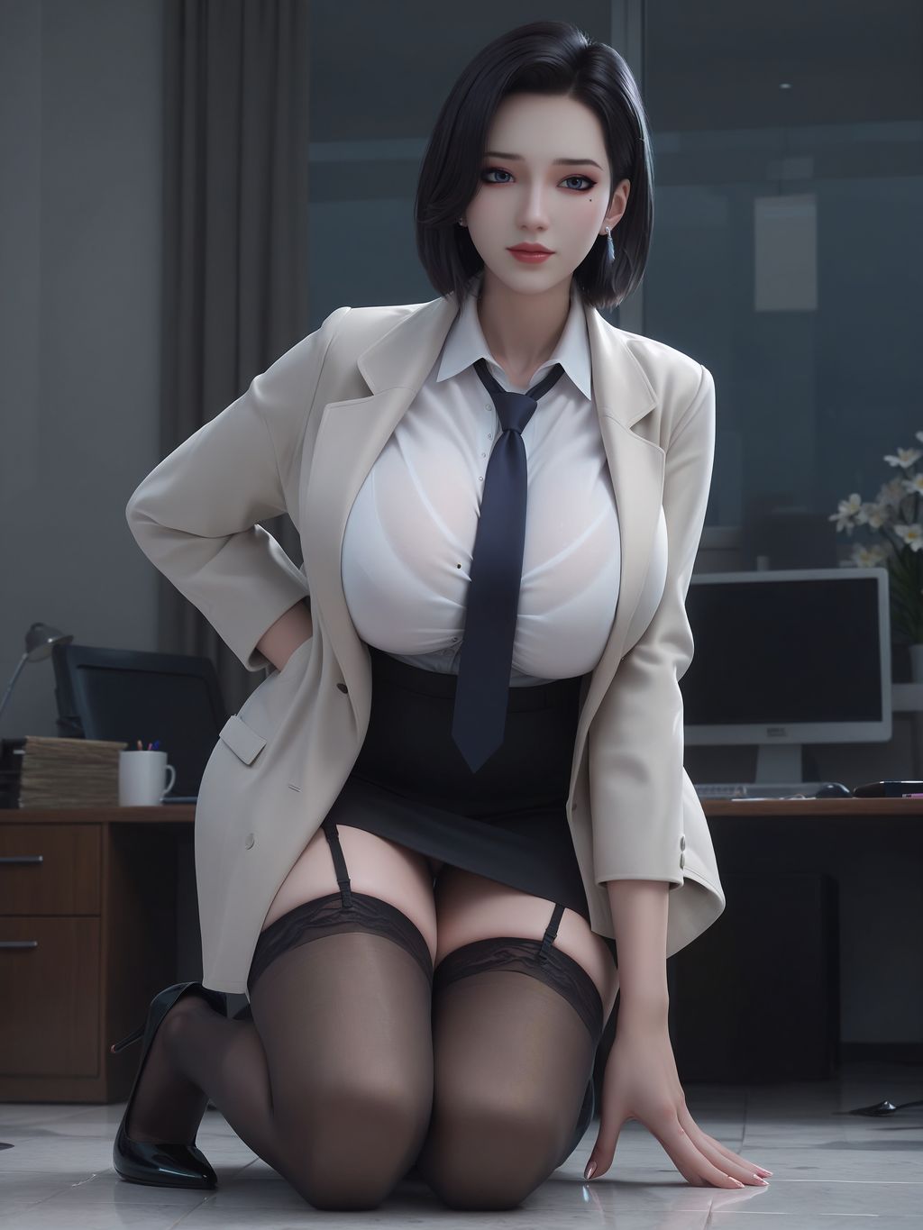 AI 생성 삼체 여성 변호사 (61 장)