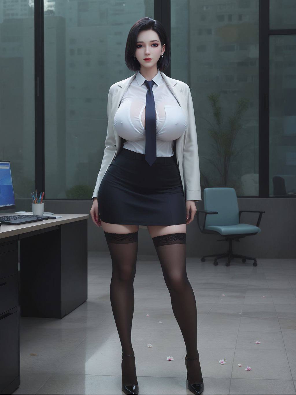 AI 생성 삼체 여성 변호사 (61 장)
