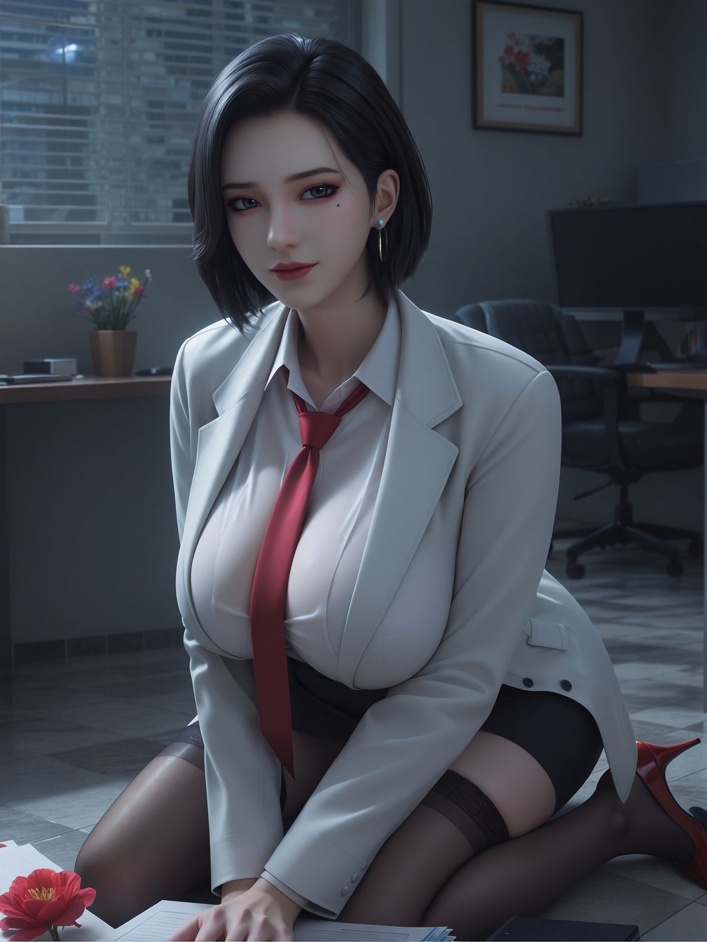 AI 생성 삼체 여성 변호사 (61 장)