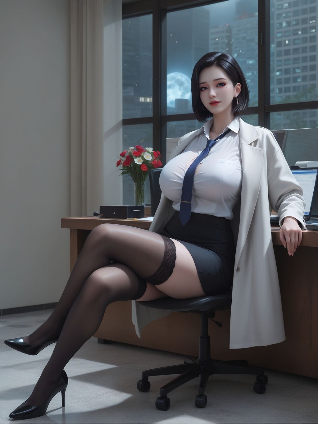 AI 생성 삼체 여성 변호사 (61 장)