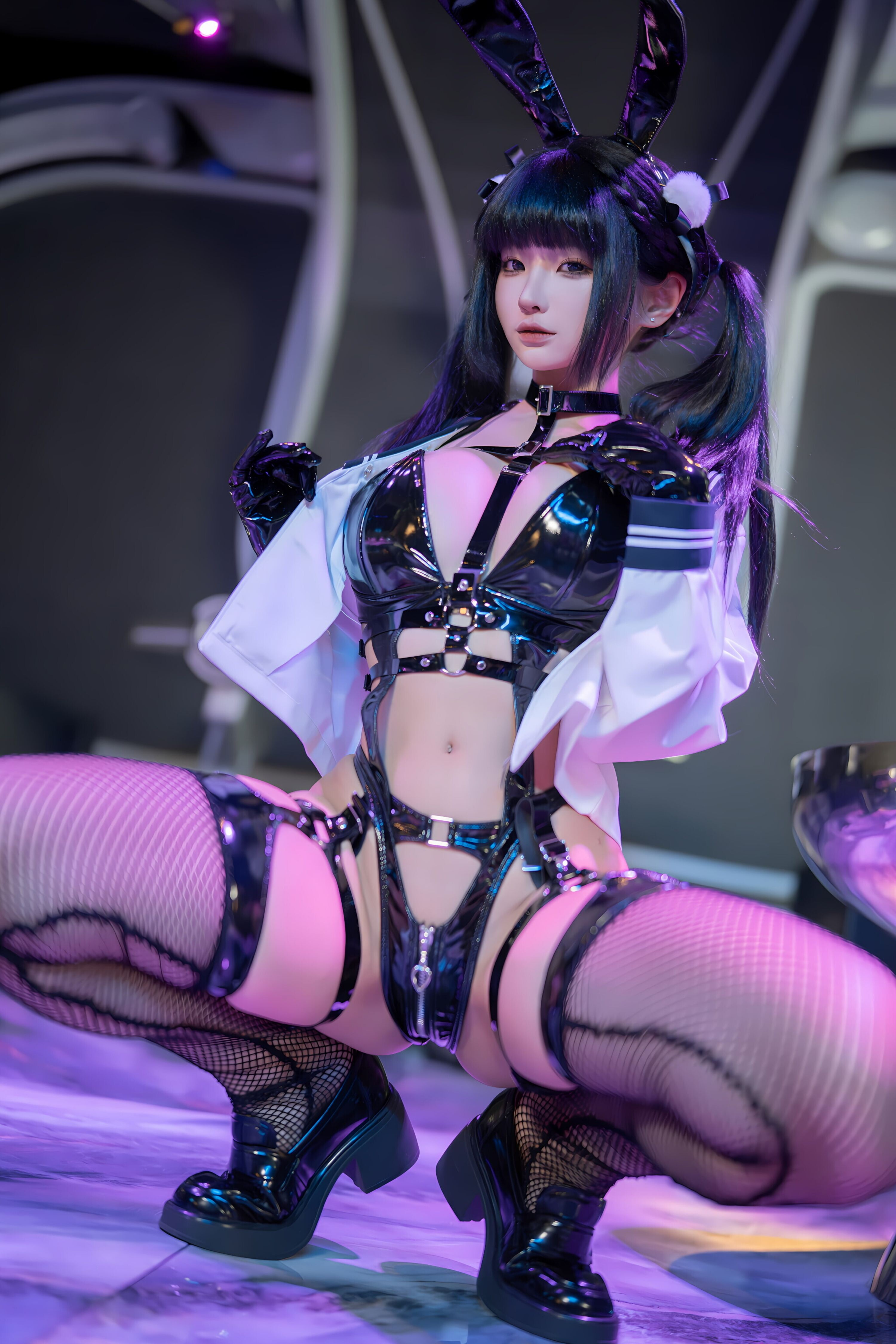 ชุดภาพยูนิฟอร์ม Chun Momo School Junior Part-Time Job 136P1V