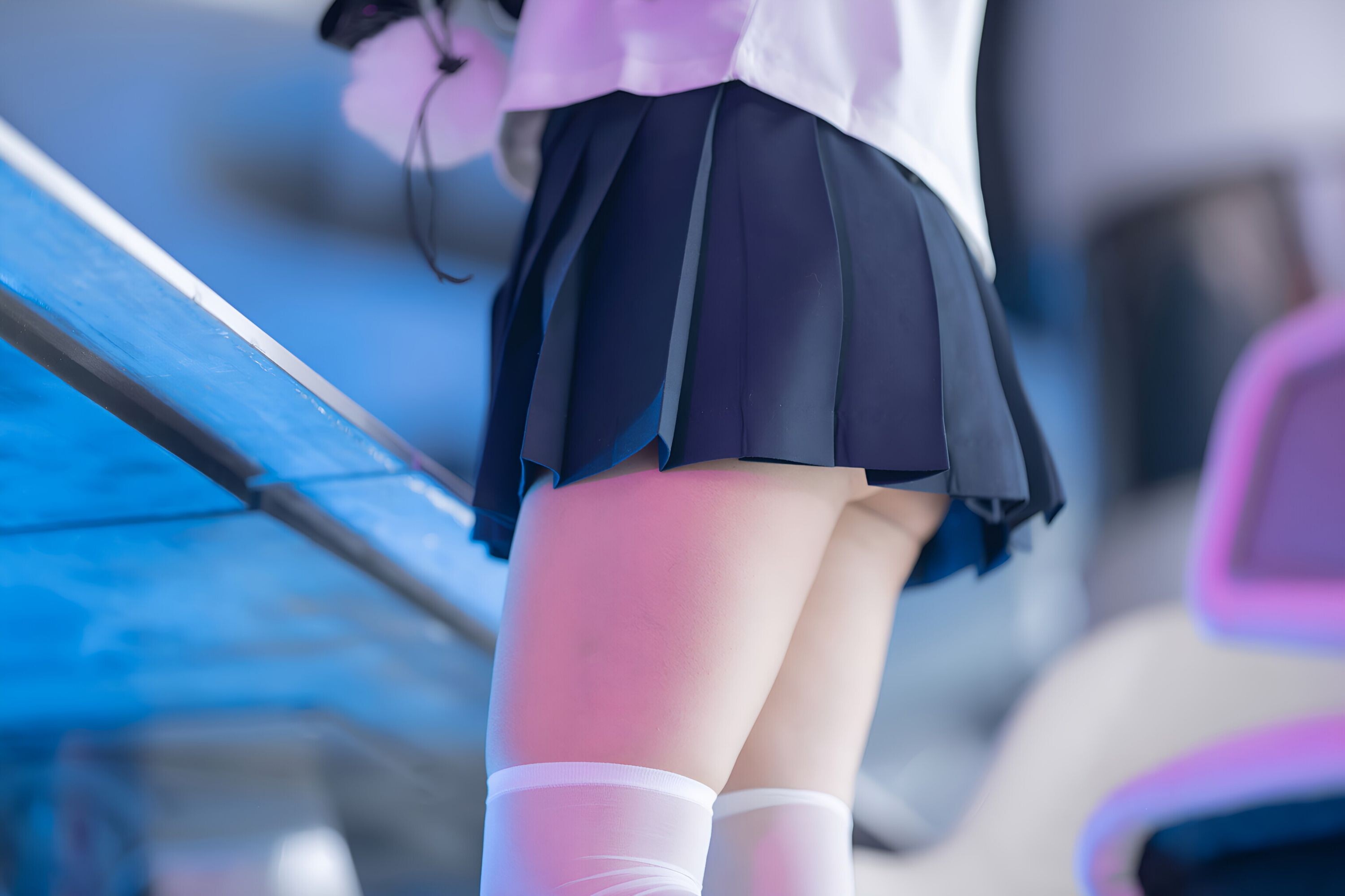 ชุดภาพยูนิฟอร์ม Chun Momo School Junior Part-Time Job 136P1V